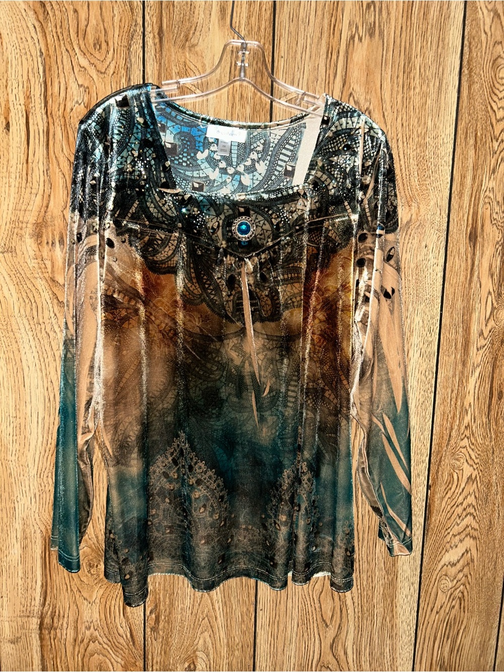 Dressbarn Women’s size 2X long sleeve blouse